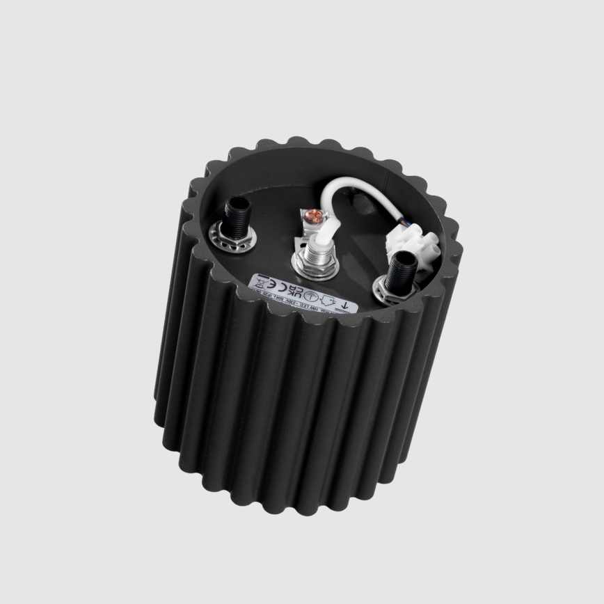 Точковий світильник AURA 1xGU10/10W/230V 10 см чорний