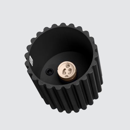 Точковий світильник AURA 1xGU10/10W/230V 10 см чорний