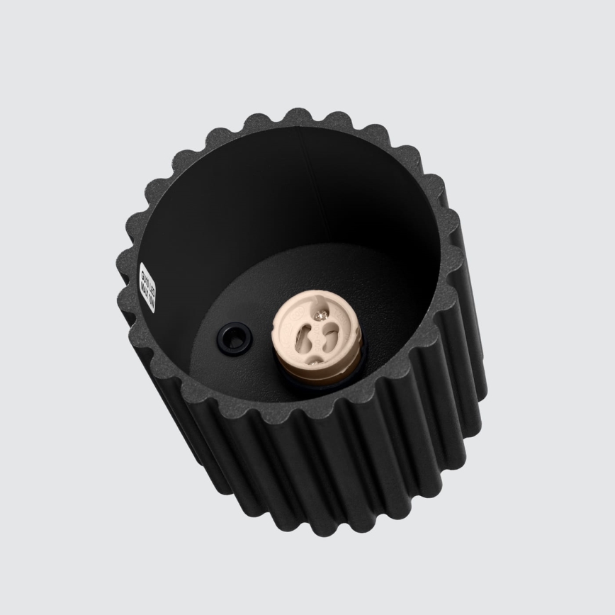 Точковий світильник AURA 1xGU10/10W/230V 10 см чорний