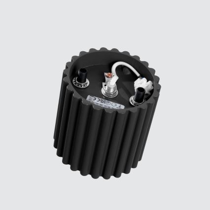 Точковий світильник AURA 1xGU10/10W/230V 10 см чорний