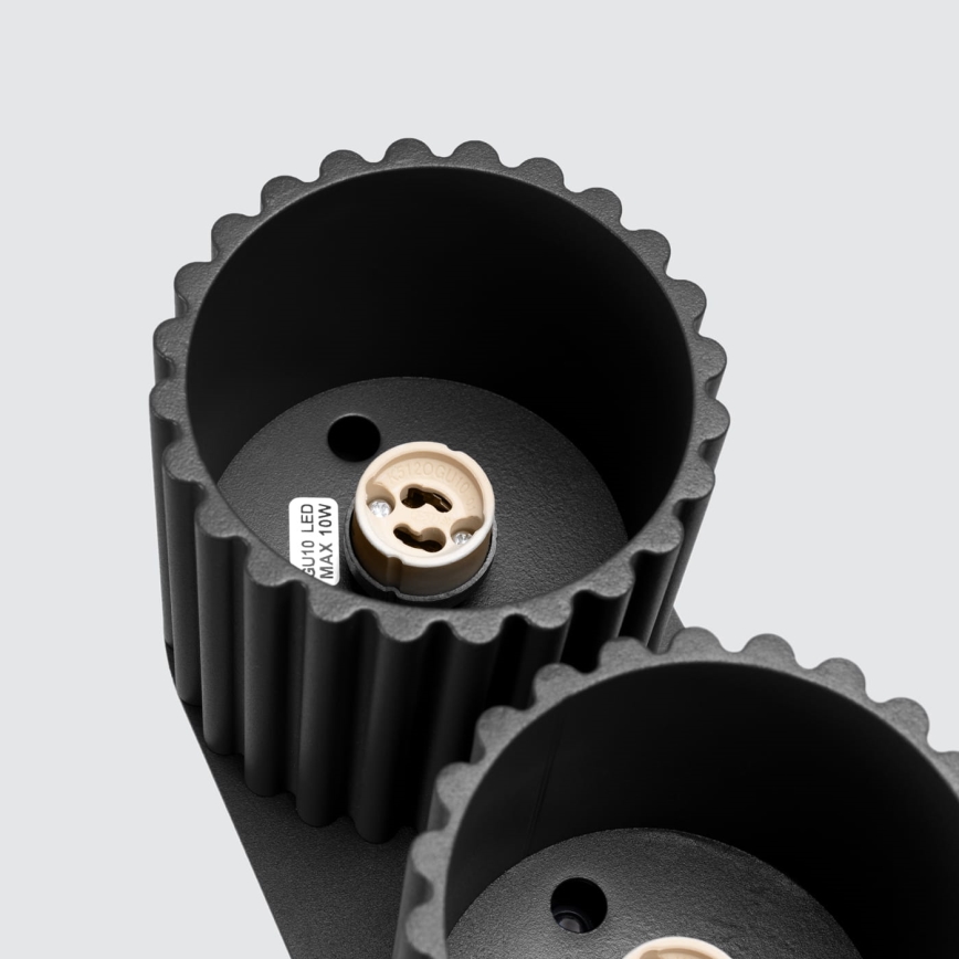 Точечный светильник AURA 2xGU10/10Вт/230В черный