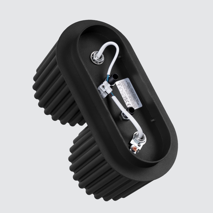 Точковий світильник AURA 2xGU10/10W/230V чорний