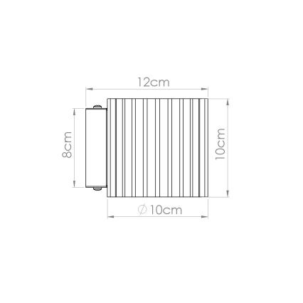 Настінний світильник AURA 1xG9/10W/230V чорний