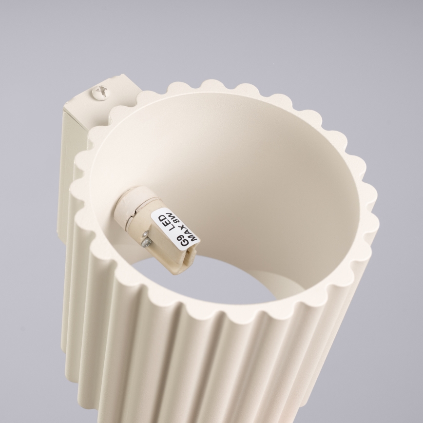 Настінний світильник AURA 1xG9/10W/230V кремовий