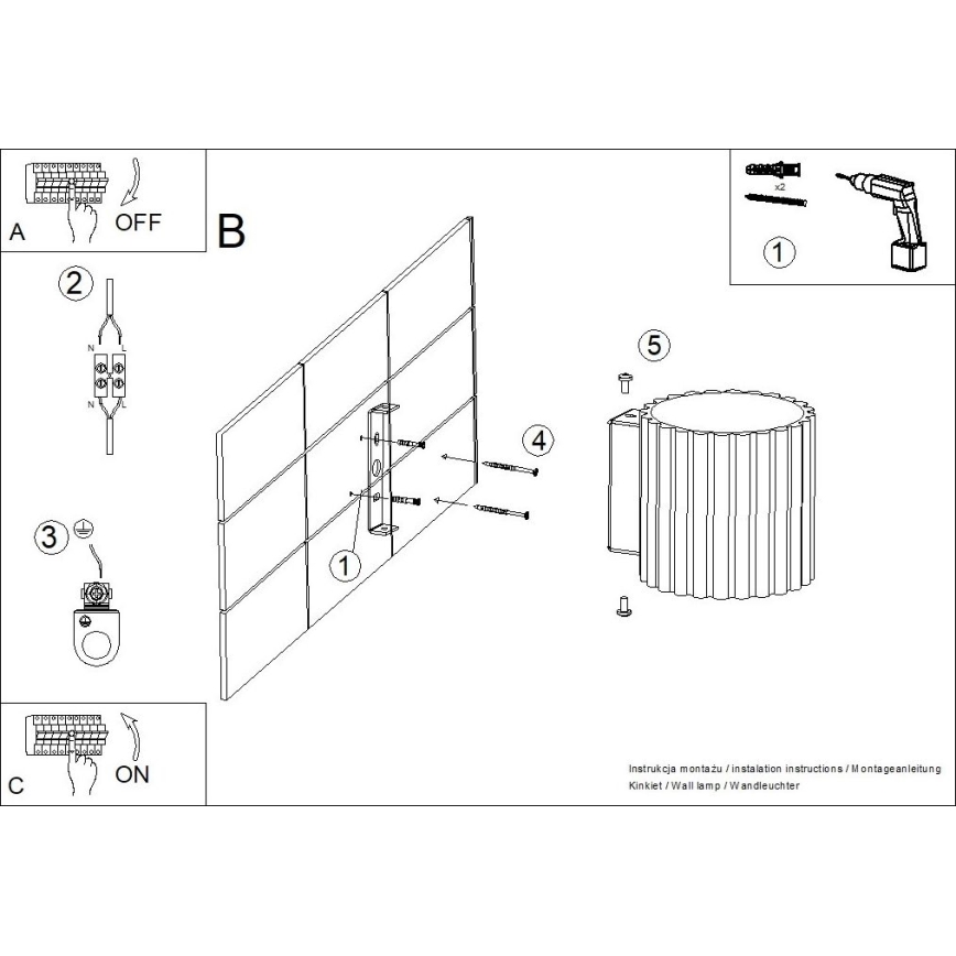 Настінний світильник AURA 1xG9/10W/230V кремовий