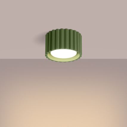 Точечный светильник AURA 1xGX53/10W/230V 6 см зелёный