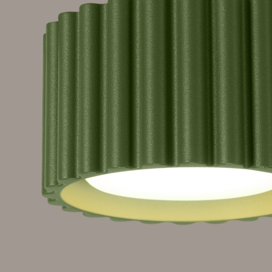 Точковий світильник AURA 1xGX53/10W/230V, діаметр 10 см, зелений