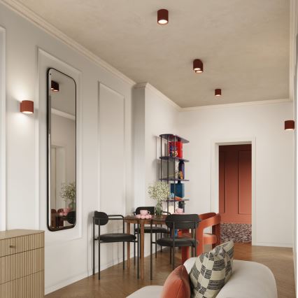 Точковий світильник AURA 1xGU10/10W/230V 10 см помаранчевий