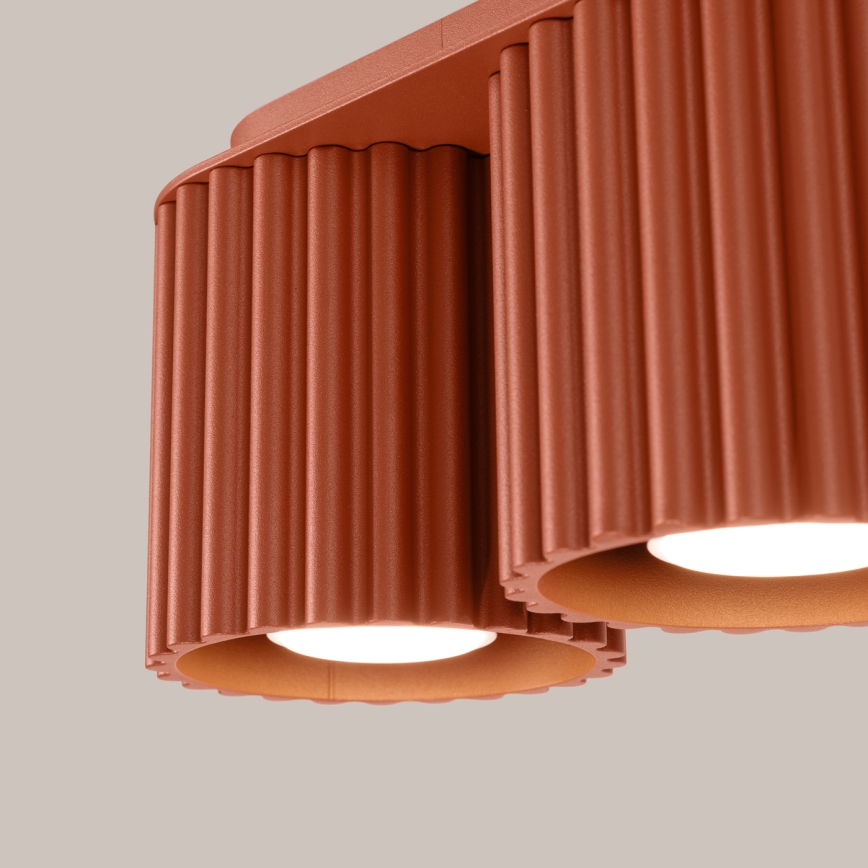 Точковий світильник AURA 2xGU10/10W/230V помаранчевий