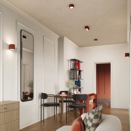 Точечный светильник AURA 1xGX53/10W/230V 6 см оранжевый