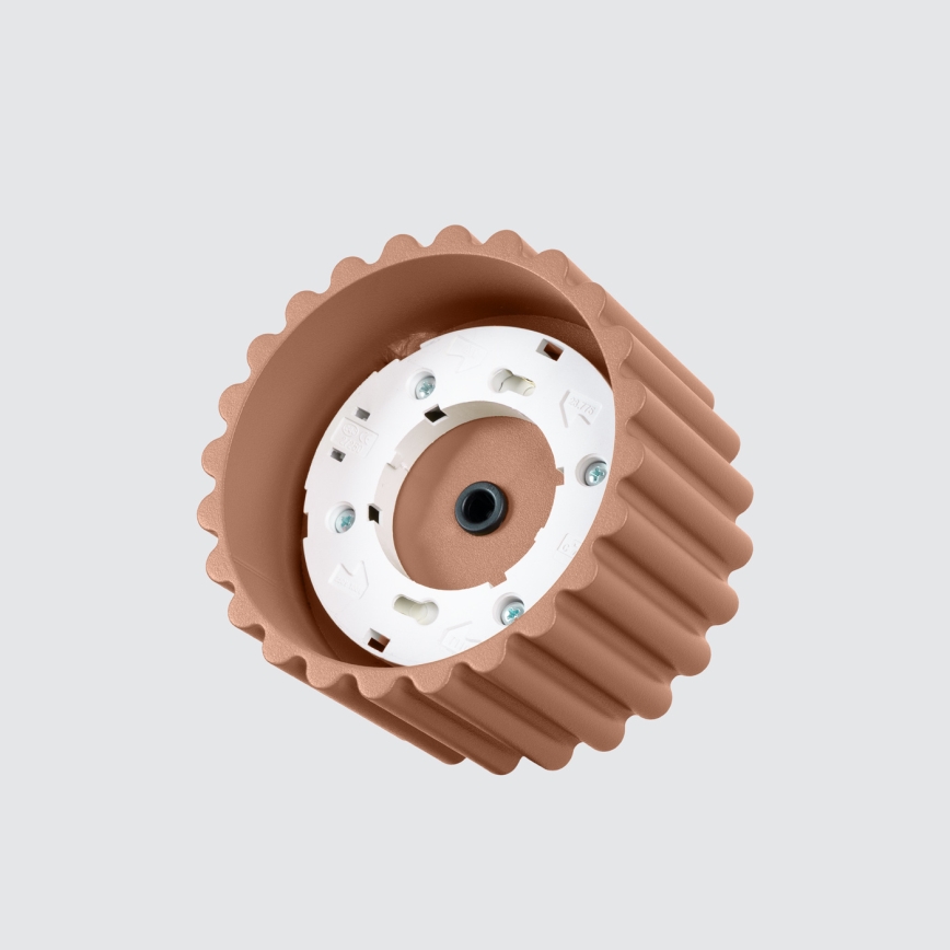 Точковий світильник AURA 1xGX53/10W/230V 6 см коричневий