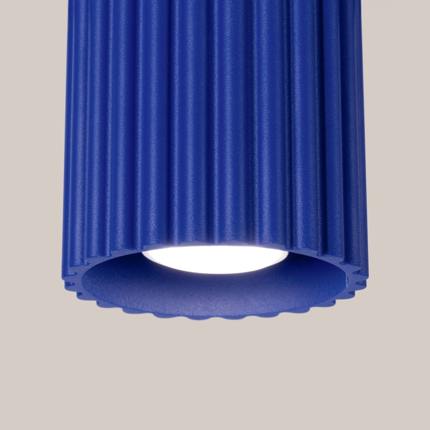 Точковий світильник AURA 1xGU10/10W/230V, 10 cm, синій