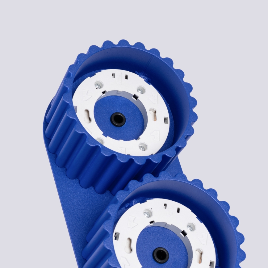 Точковий світильник AURA 2xGX53/10W/230V синій