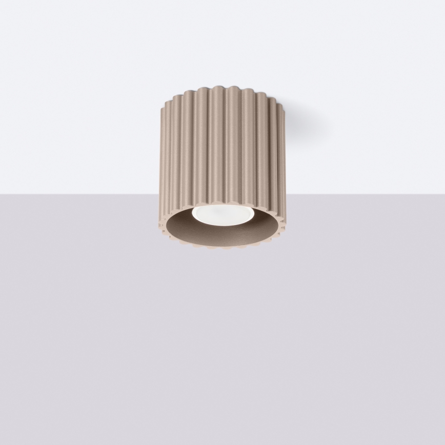 Точечный светильник AURA 1xGU10/10W/230V, 10 см, тауп