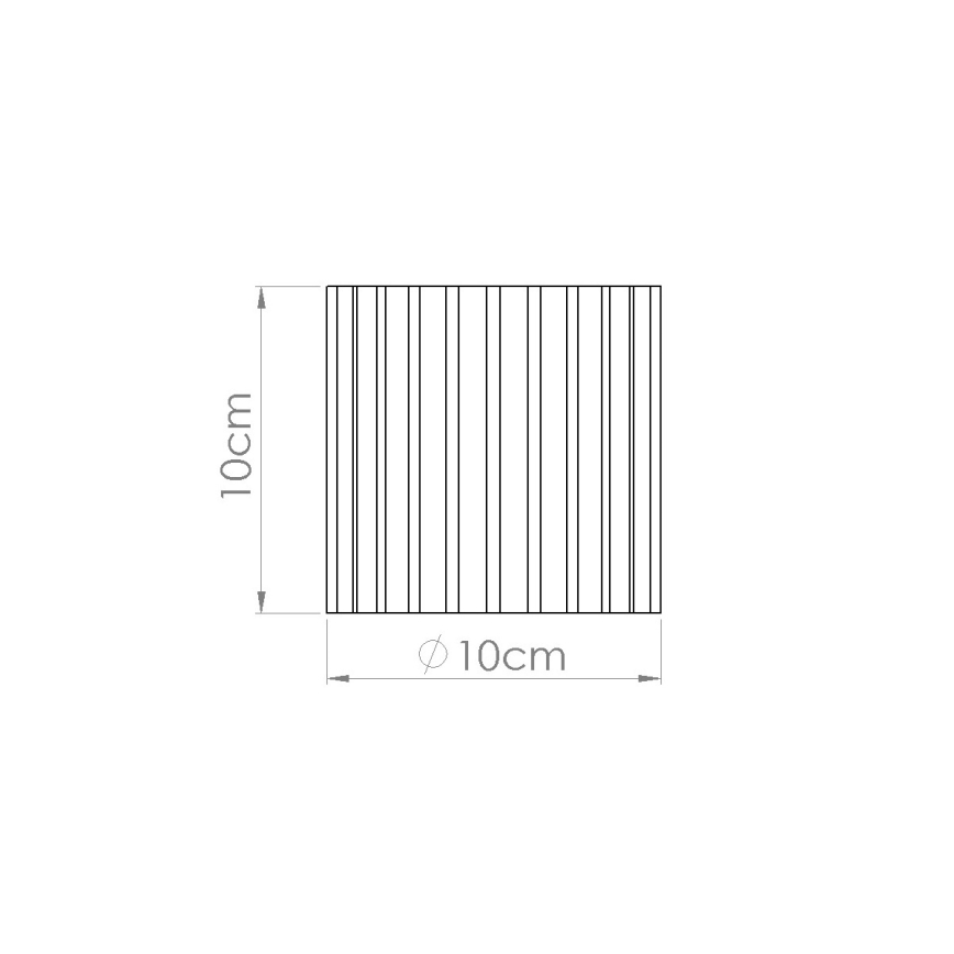 Точковий світильник AURA 1xGU10/10W/230V, діаметр 10 см, тауп