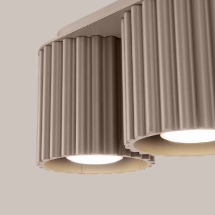 Точечный светильник AURA 2xGU10/10W/230V taupe