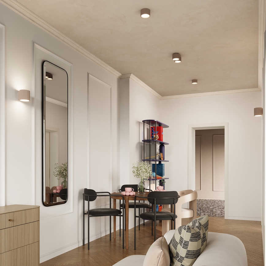 Точковий світильник AURA 2xGX53/10W/230V тауп