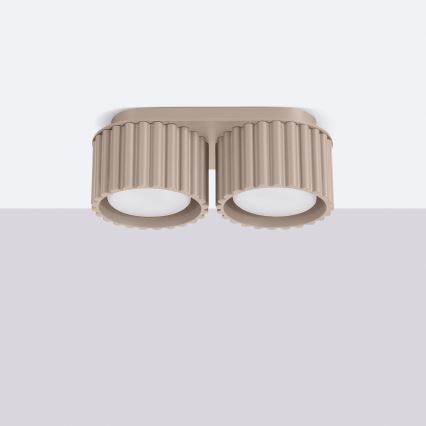 Точковий світильник AURA 2xGX53/10W/230V тауп