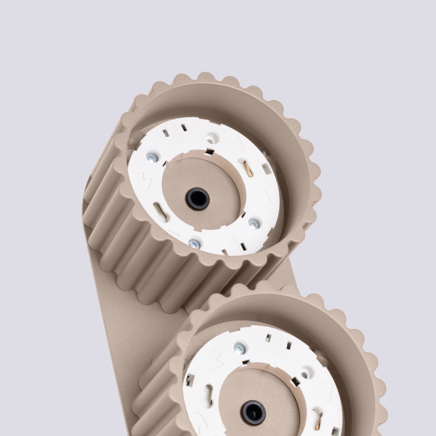 Точковий світильник AURA 2xGX53/10W/230V тауп