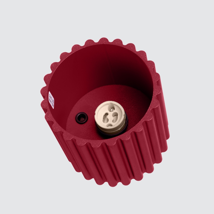Точковий світильник AURA 1xGU10/10W/230V діаметр 10 см червоний