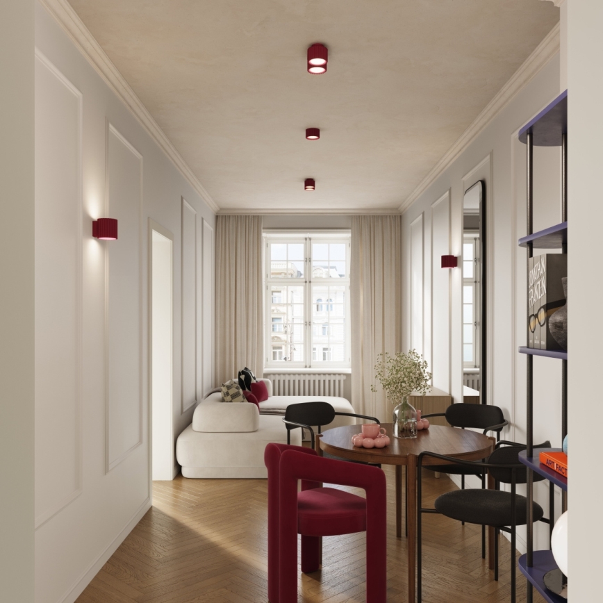 Точечный светильник AURA, 2xGX53/10 Вт/230 В, красный