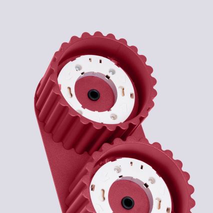 Точковий світильник AURA 2xGX53/10W/230V червоний