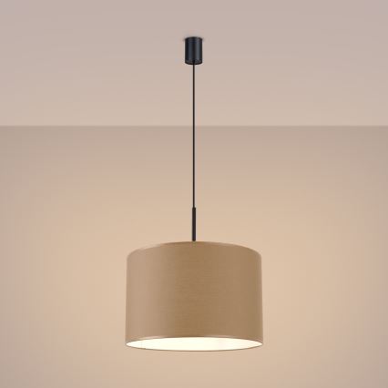 Люстра на шнурі NEVIA 1xE27/15W/230V, діаметр 40 см, тауп