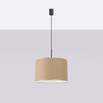 Люстра на шнурі NEVIA 1xE27/15W/230V, діаметр 40 см, тауп