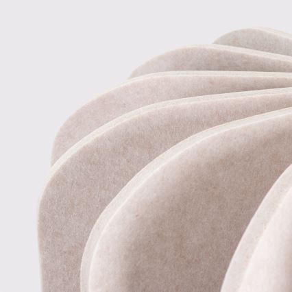 Люстра на шнурі MULA 1xE27/15W/230V, діам. 45 см, кремова