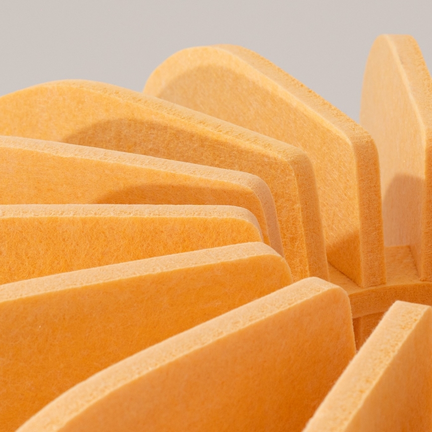 Напольная лампа MULA 1xE27/15W/230V жёлтая