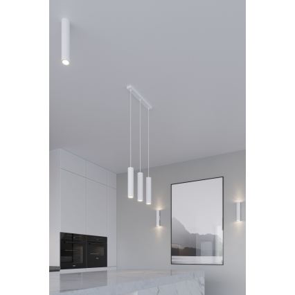 Люстра на тросі LAGOS 2xGU10/10W/230V біла