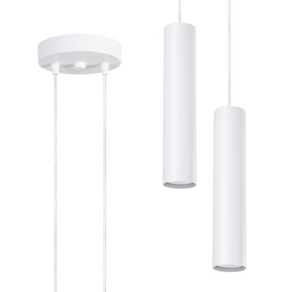 Люстра на тросе LAGOS 2xGU10/10W/230V белая