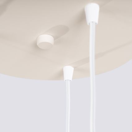 Люстра на шнурі ESTRIA 3xE14/10W/230V діаметр 30 см кремова