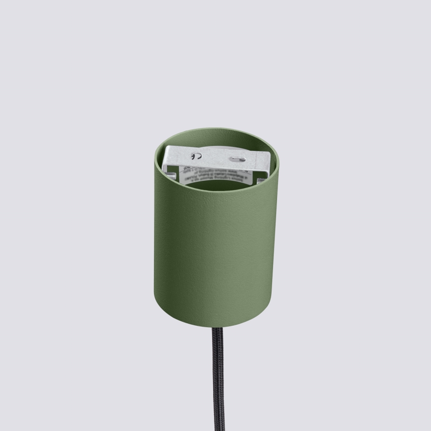 Люстра на тросі ESTRIA 1xE14/10W/230V діаметром 14 см зелена