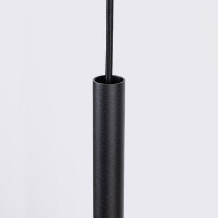 Підвісна люстра на тросі FELTRO 1xG9/8W/230V чорна/синя