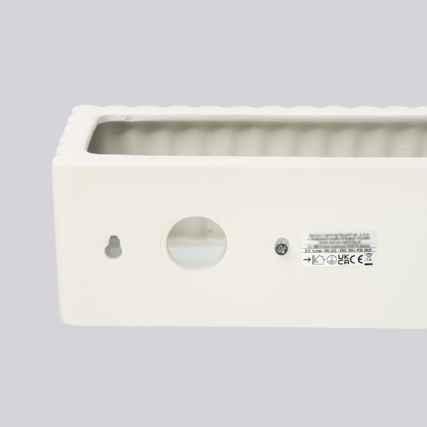 Настенный светильник RIGATA 1xE27/15W/230V керамика/кремовый
