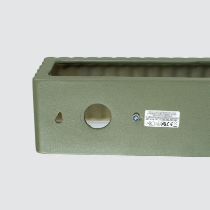 Настінний світильник RIGATA 1xE27/15W/230V кераміка/зелений