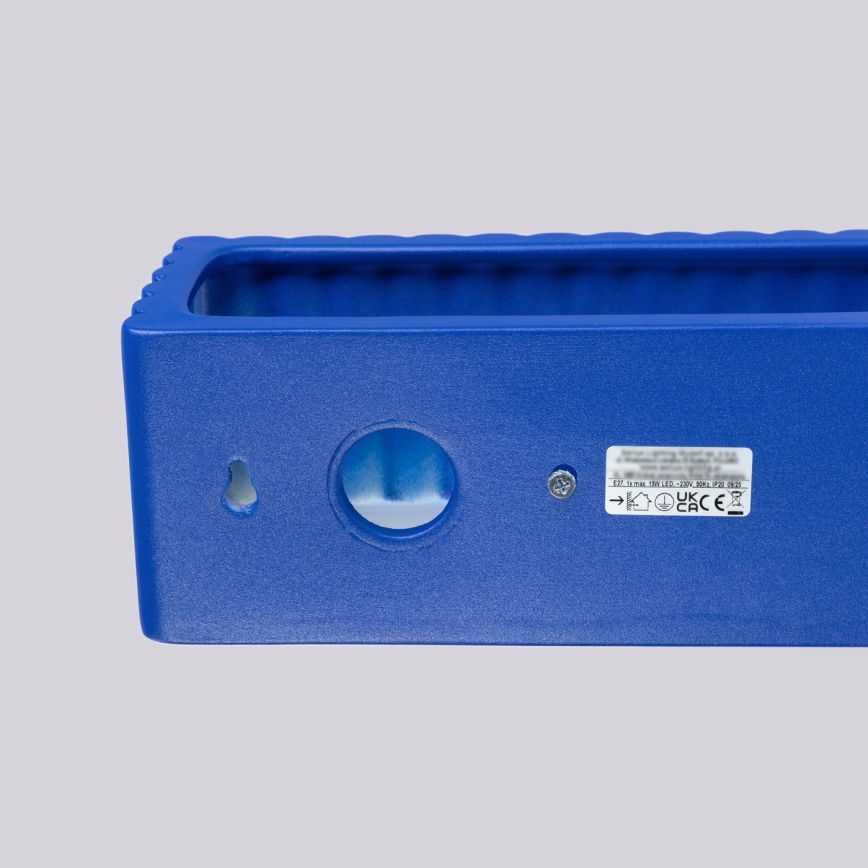 Настінний світильник RIGATA 1xE27/15W/230V кераміка/синій