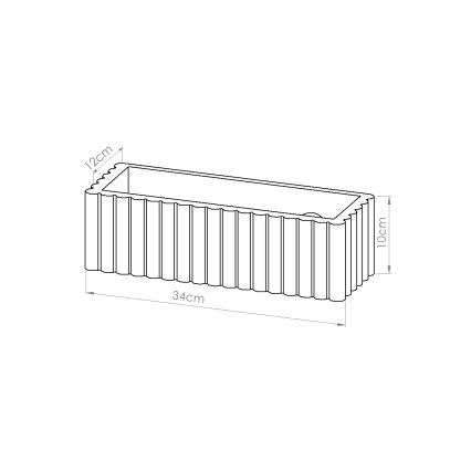 Настінний світильник RIGATA 1xE27/15W/230V кераміка/синій