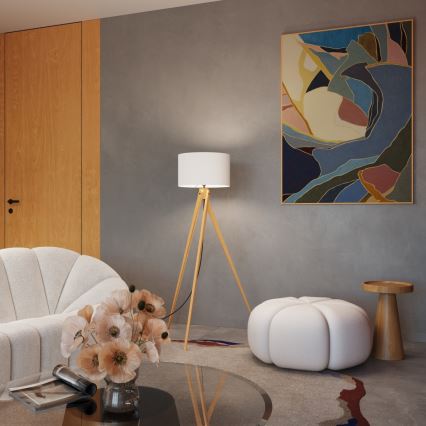 Торшер NATT 1xE27/15W/230V белый