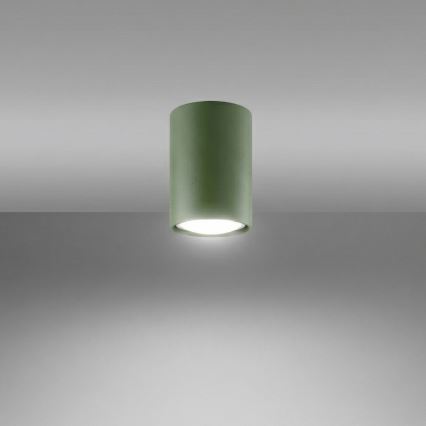 Точечный светильник LAGOS 1xGU10/10W/230V 10 см зелёный