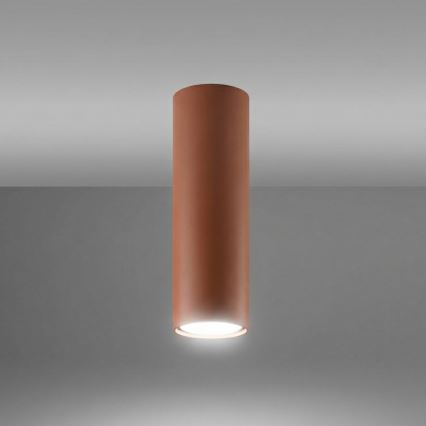 Точечный светильник LAGOS 1xGU10/10W/230V 20 см коричневый