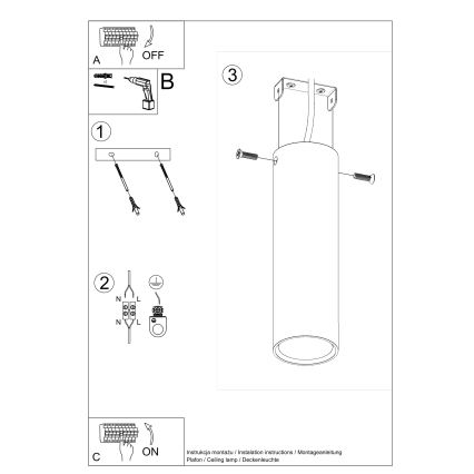 Точечный светильник LAGOS 1xGU10/10W/230V 20 см коричневый