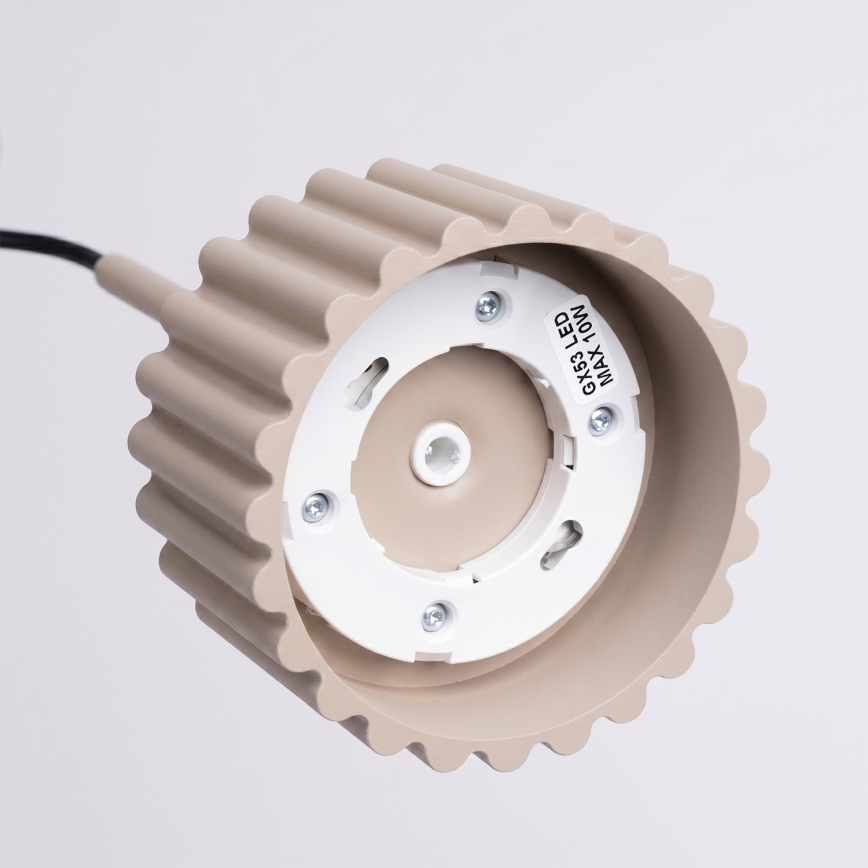 Підвісний світильник на тросі AURA 1xGX53/10W/230V taupe