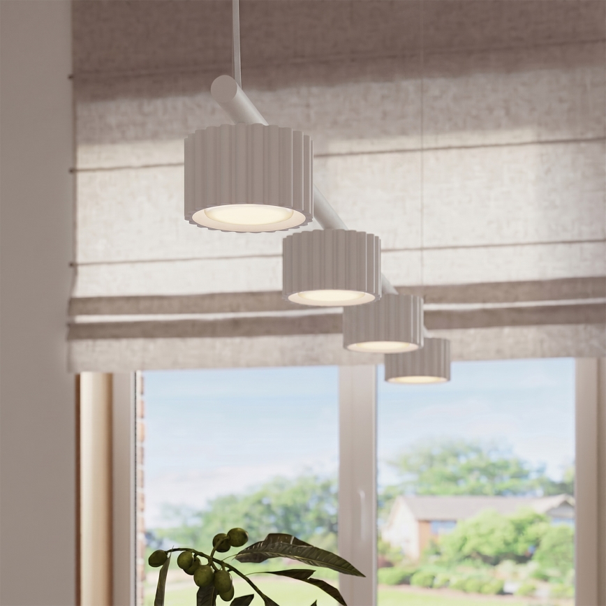 Люстра на тросе AURA 4xGX53/10W/230V белая
