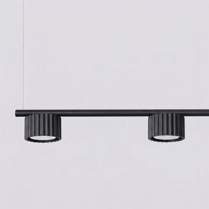 Підвісна люстра на тросі AURA 4xGX53/10W/230V чорна