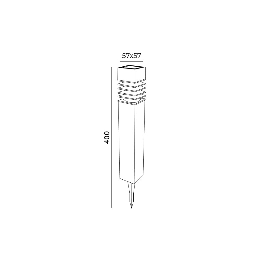 Солнечная LED-лампа AURORA LED/1xAAA 4000K IP44 100 mAh