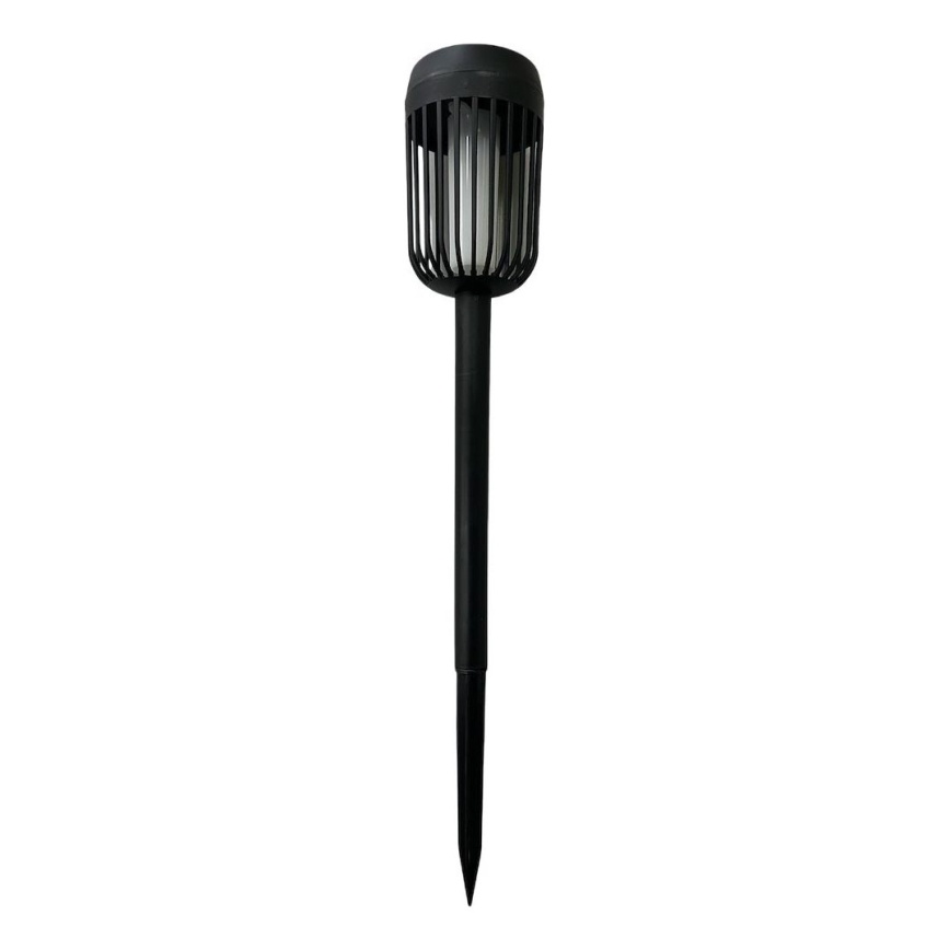 Солнечная LED-лампа FLAME LED/1,2V 100 mAh 1800K 37 cm IP44 чёрная