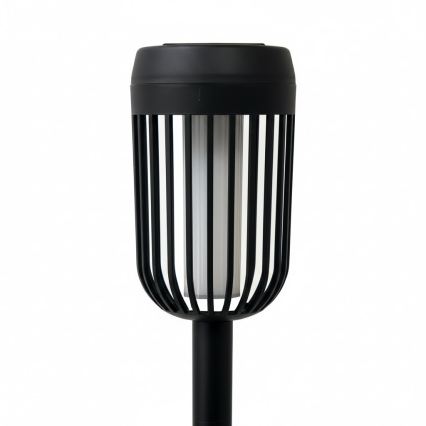 Солнечная LED-лампа FLAME LED/1,2V 100 mAh 1800K 37 cm IP44 чёрная