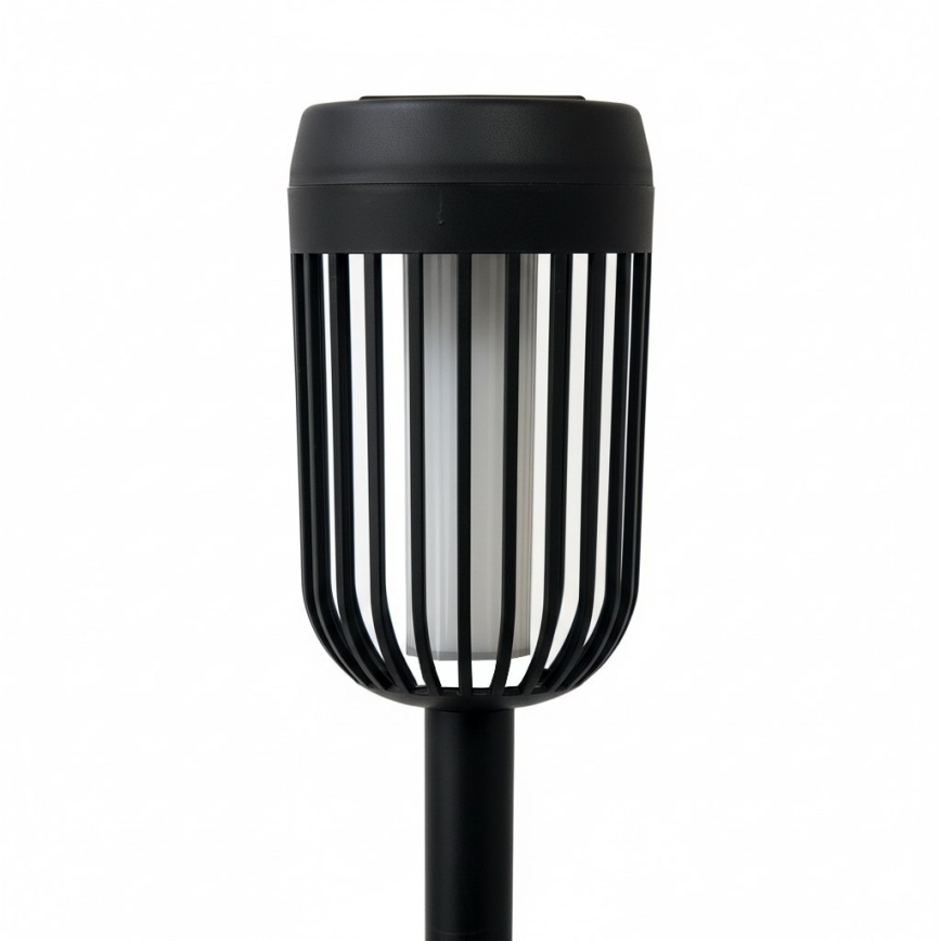 Солнечная LED-лампа FLAME LED/1,2V 100 mAh 1800K 37 cm IP44 чёрная